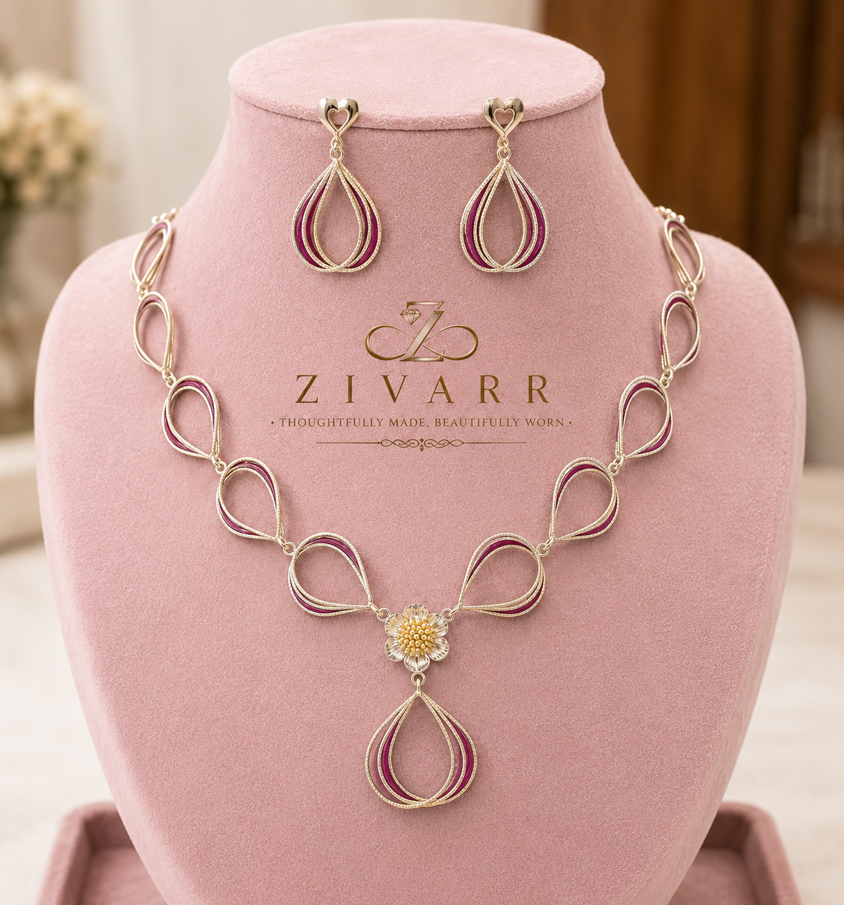 Ear rings with set